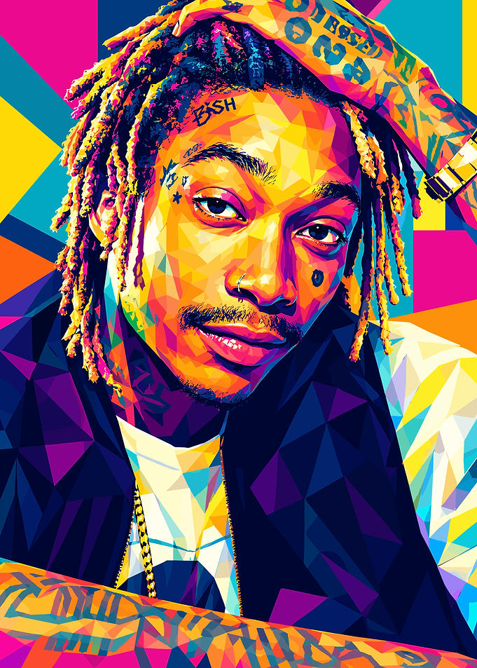 Wiz Khalifa Pop Art Portrait
