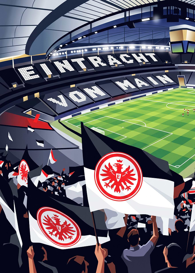 Eintracht Frankfurt Stadium Fan Atmosphere
