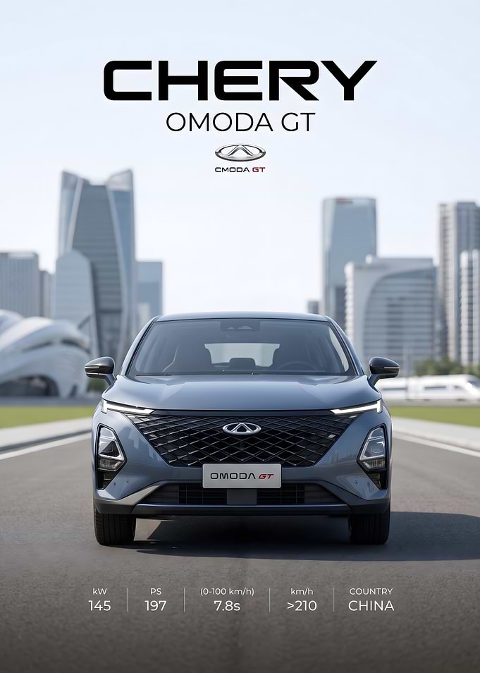 Chery Omoda GT Car Advertisement