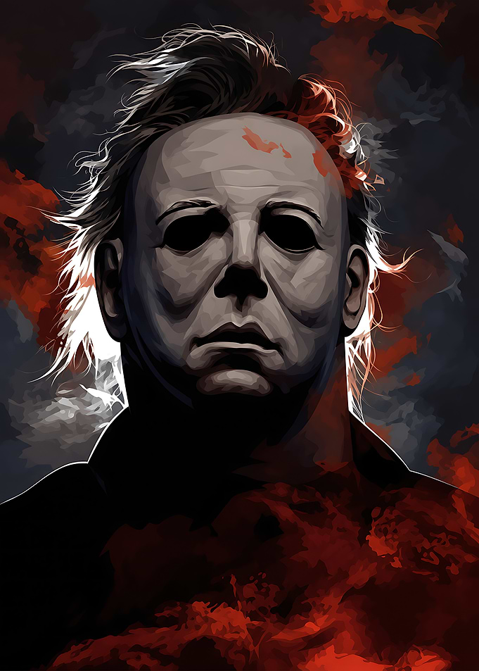 Michael Myers Halloween Horror Portrait