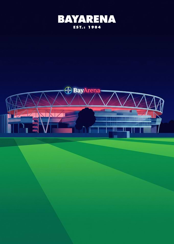 BayArena Stadium Minimalist