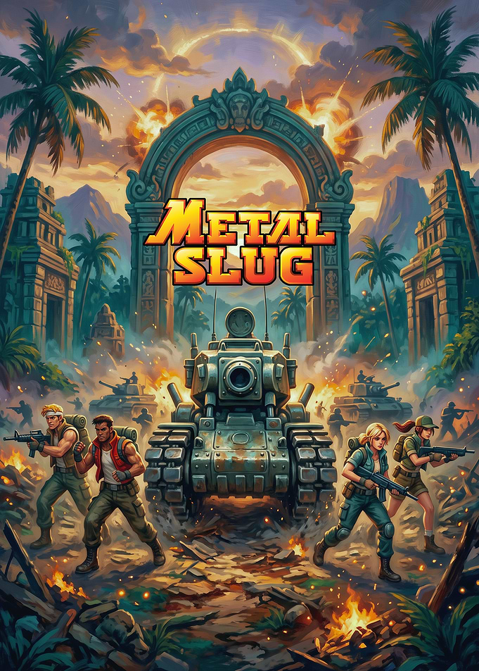 Metal Slug Game Poster Art