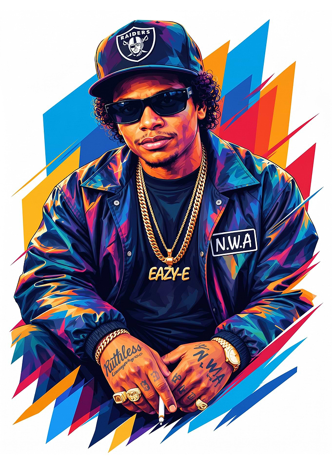 Eazy-E Pop Art Portrait