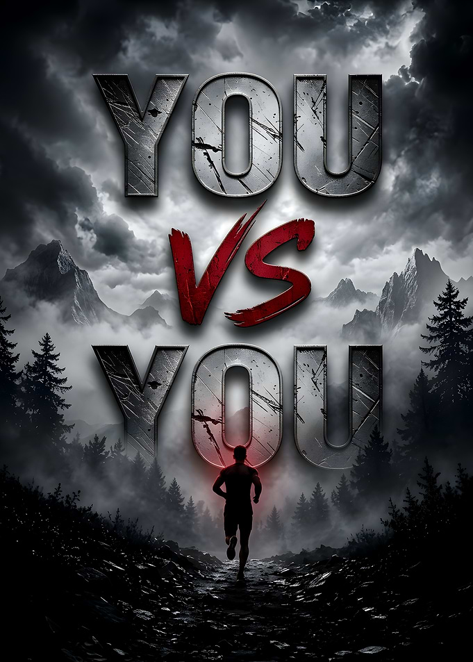 You vs You Motivational Poster