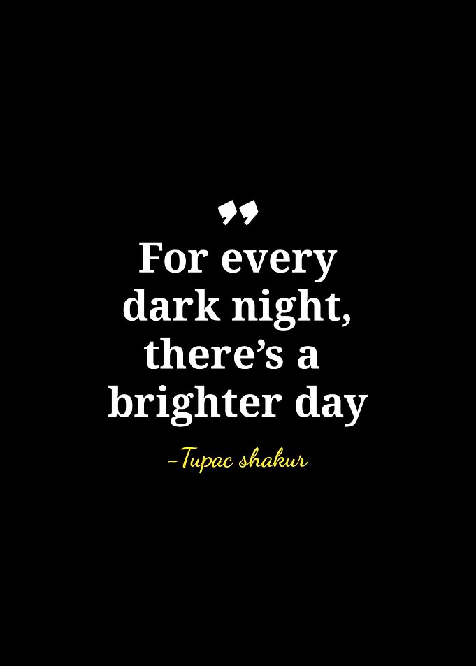 Tupac Shakur Inspirational Quote Poster