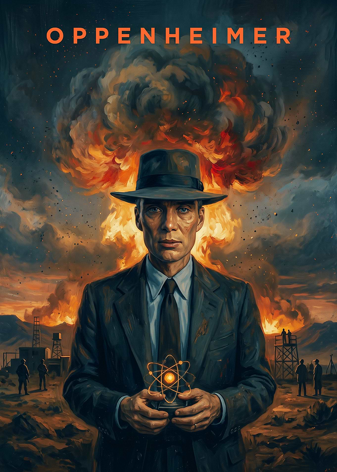 Oppenheimer Movie Poster Art