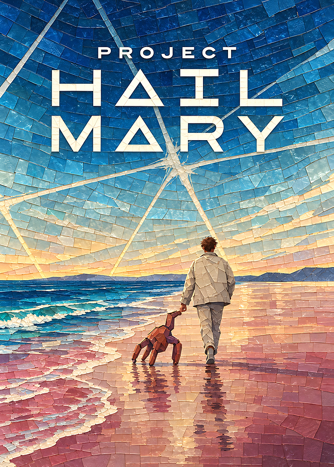 Project Hail Mary Mosaic Poster
