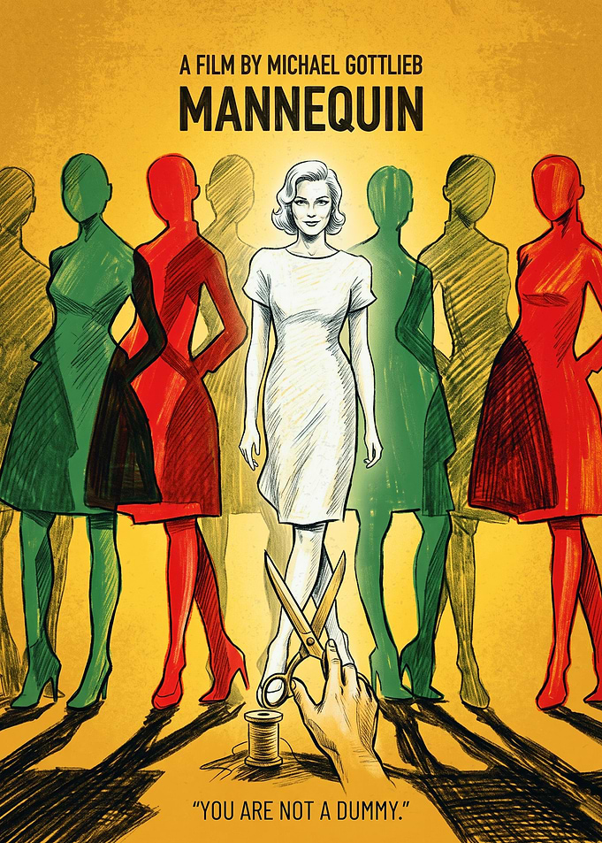 Mannequin Romantic Comedy Retro Art
