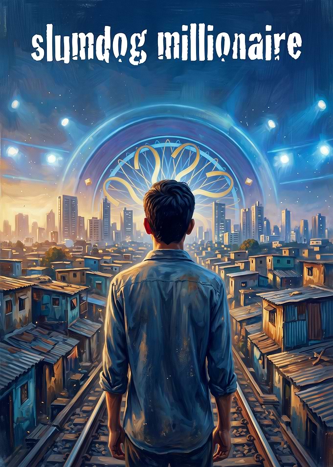 Slumdog Millionaire Movie Poster Art