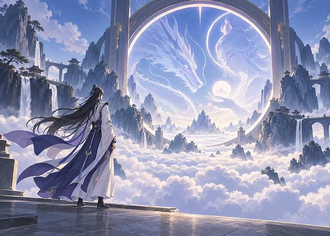 Celestial Dragon and Goddess Portal