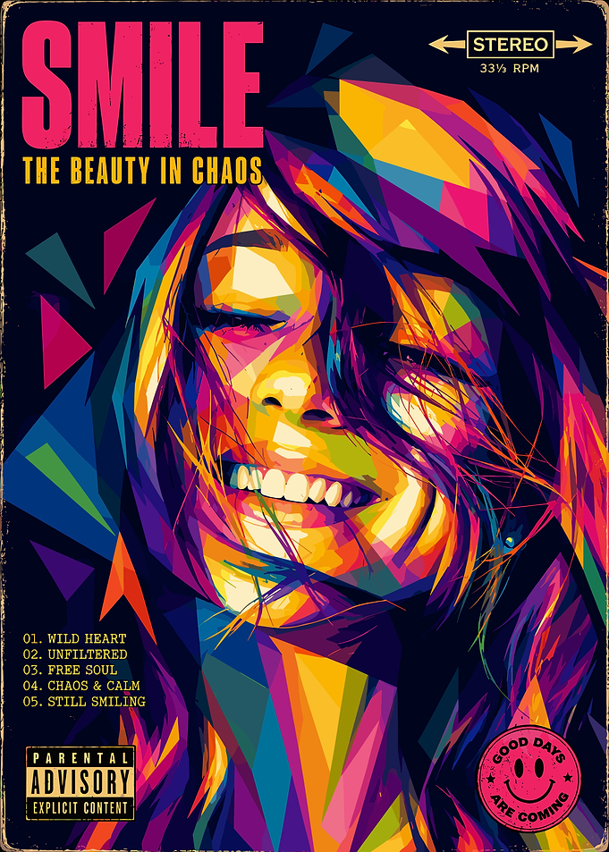 Ariana Grande Smile The Beauty In Chaos Poster