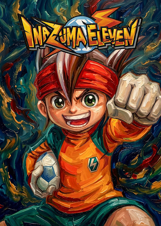 Inazuma Eleven The Captain's Resolve Oil Painting