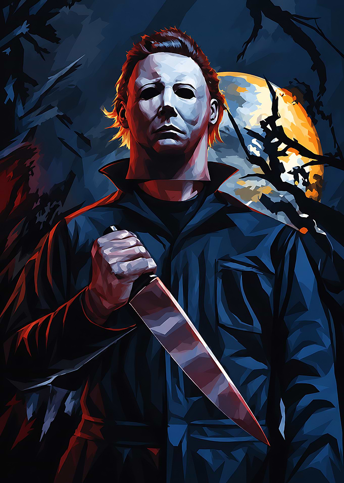 Michael Myers Halloween Horror Poster