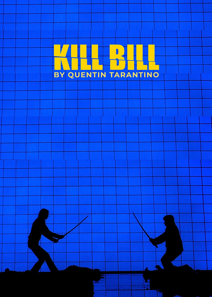 Kill Bill Movie Poster Silhouette