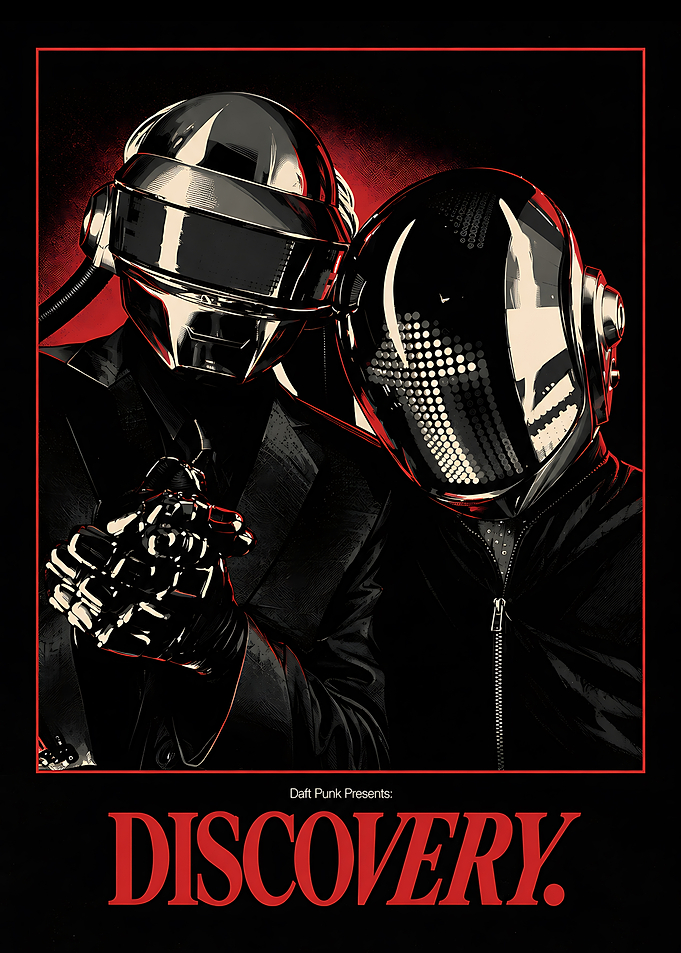 Daft Punk Discovery Album Poster