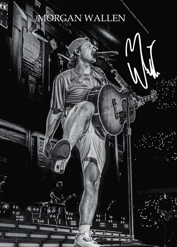 Morgan Wallen Concert Performance Poster