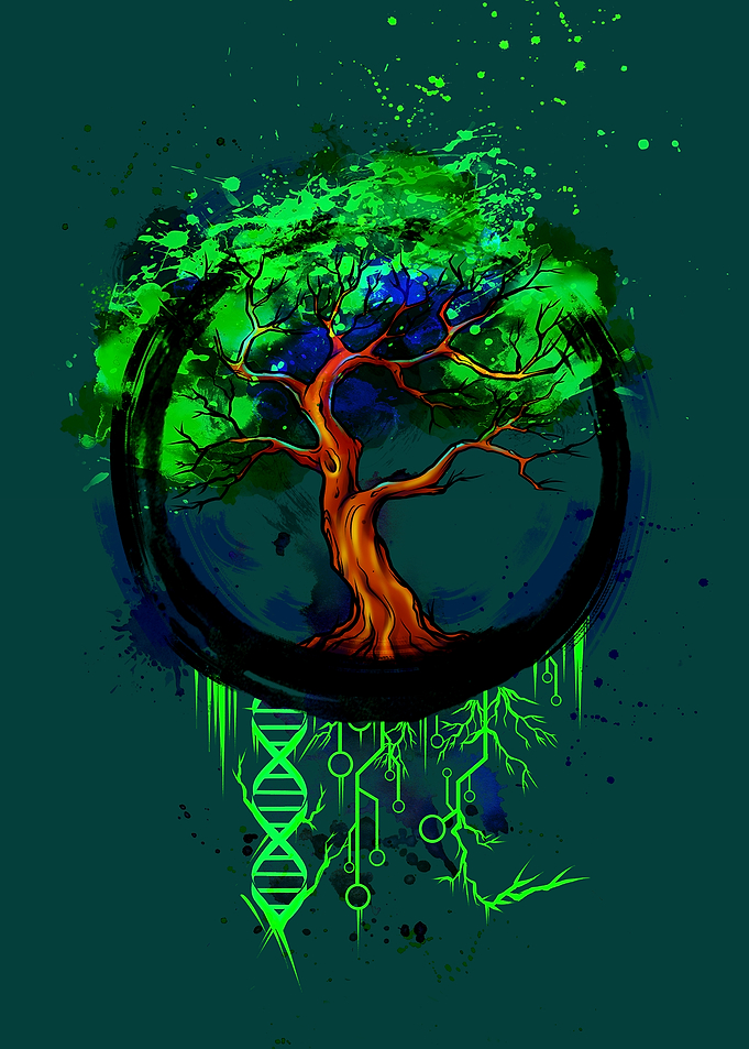 Cybernetic Tree of Life Art