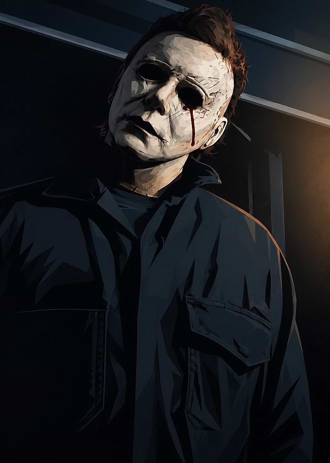 Michael Myers Halloween Horror Portrait