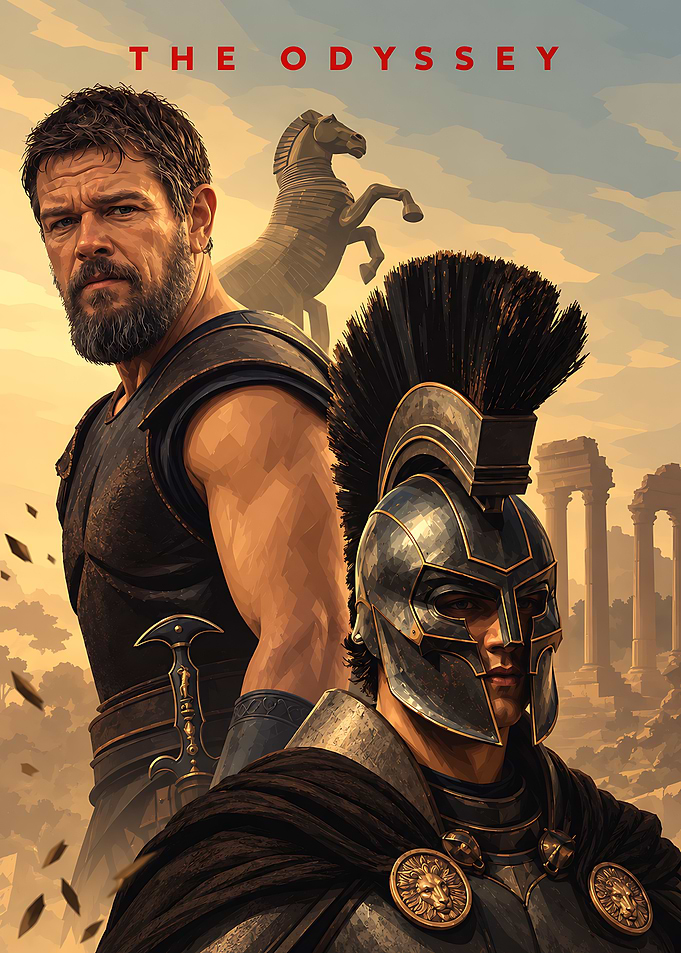 The Odyssey Ancient Greek Warrior Poster
