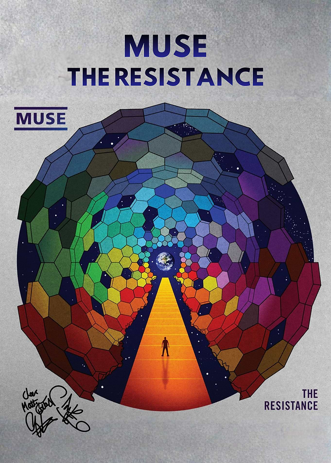 Muse The Resistance Album Art Poster