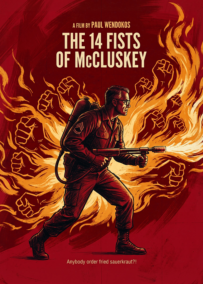 The 14 Fists Of McCluskey War Action Print