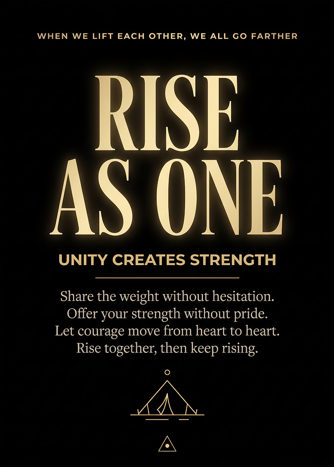 Rise As One Inspirational Poster