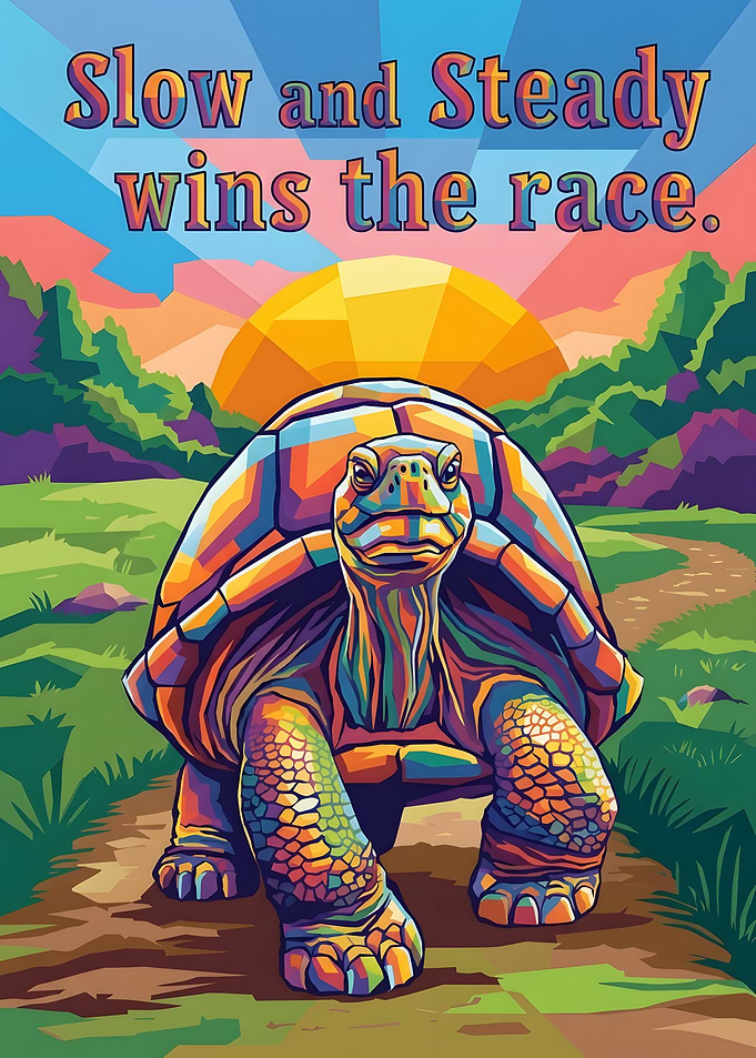 Slow and Steady Wins the Race