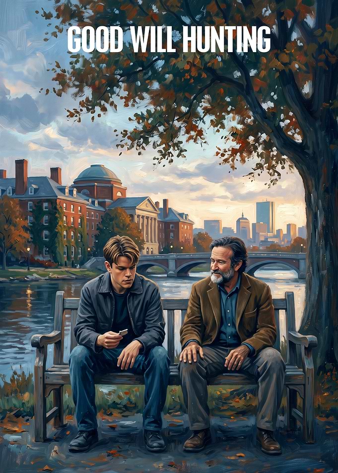 Good Will Hunting Movie Poster Art