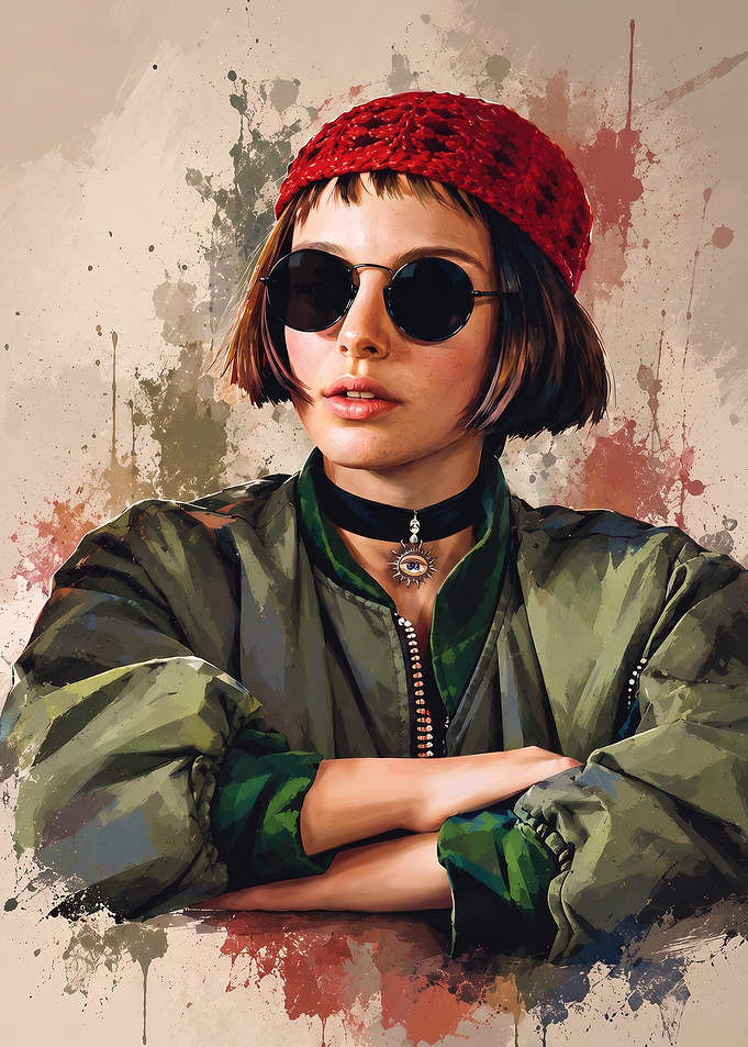 Mathilda Lando Portrait Art Print