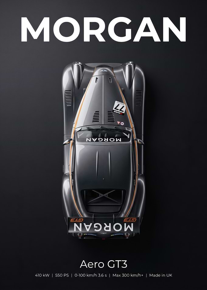 Morgan Aero GT3 Sports Car Poster