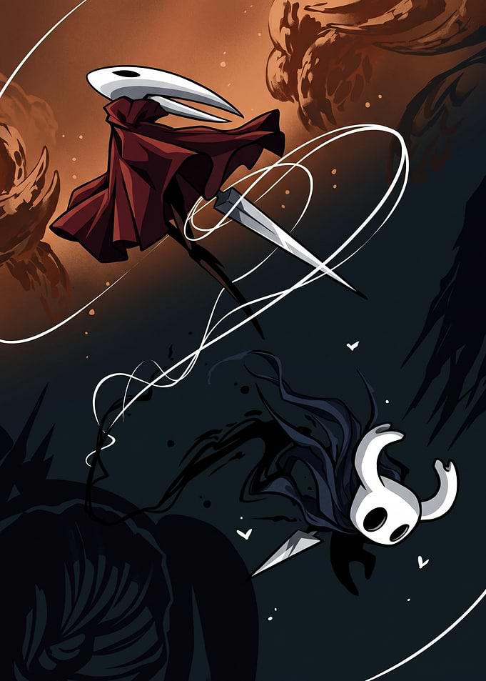Hornet and The Knight Hollow Knight