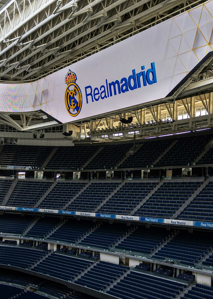 Real Madrid Santiago Bernabéu Stadium Interior