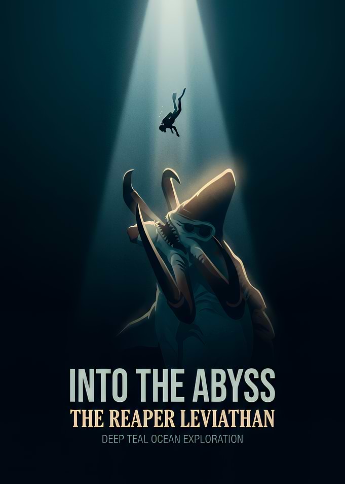 Subnautica Reaper Leviathan Poster