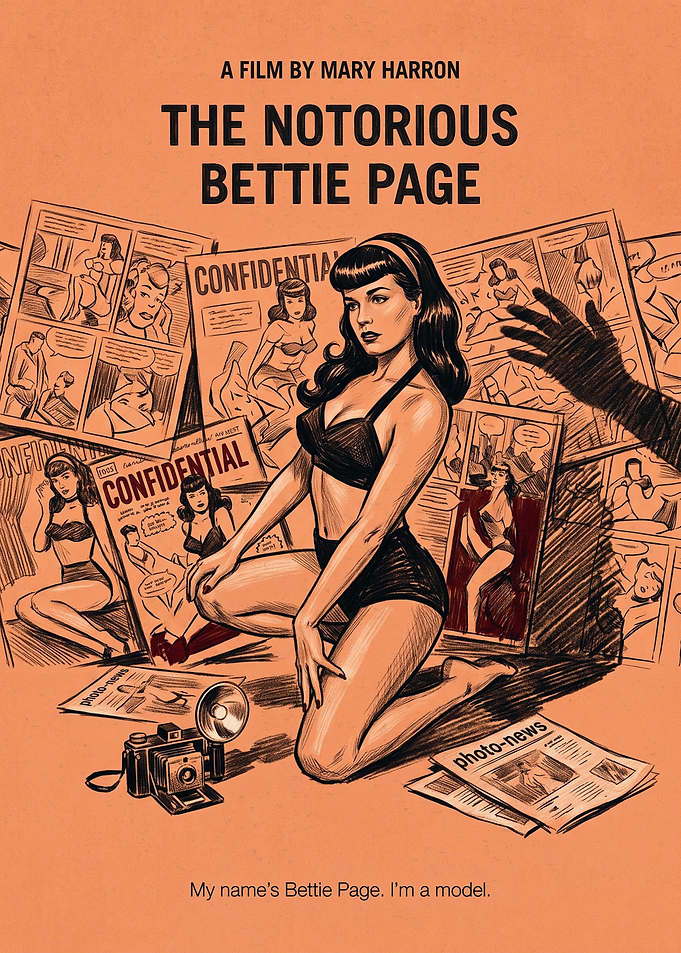 The Notorious Bettie Page Drama Print