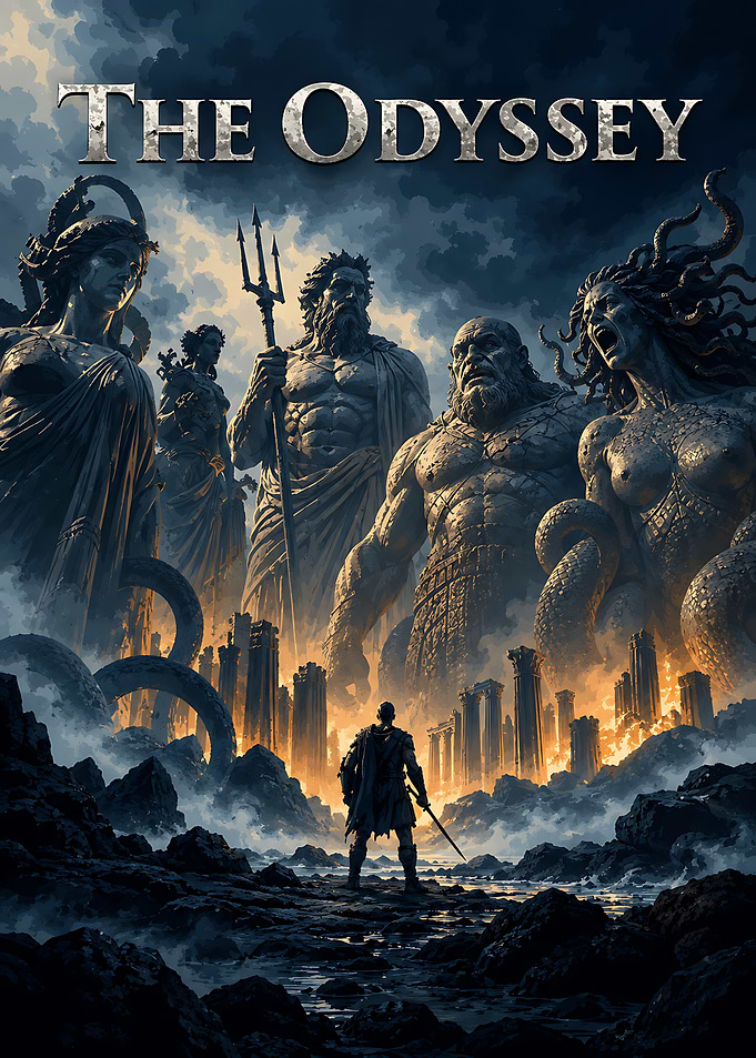 The Odyssey Greek Mythology Poster