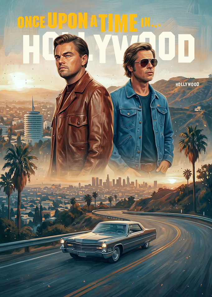 Once Upon a Time in Hollywood Poster