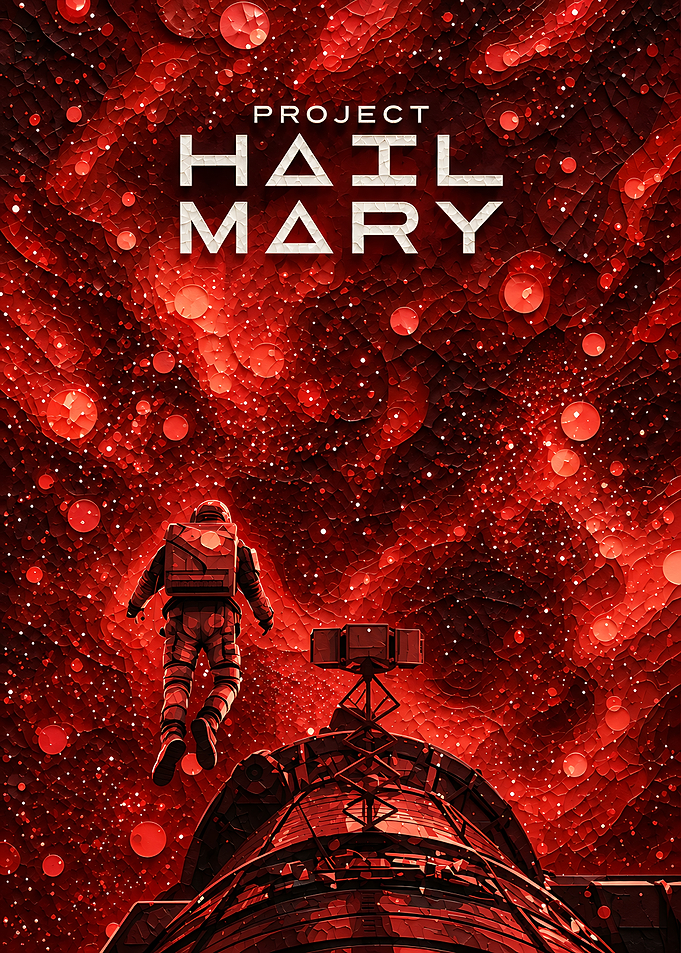 Project Hail Mary Space Poster