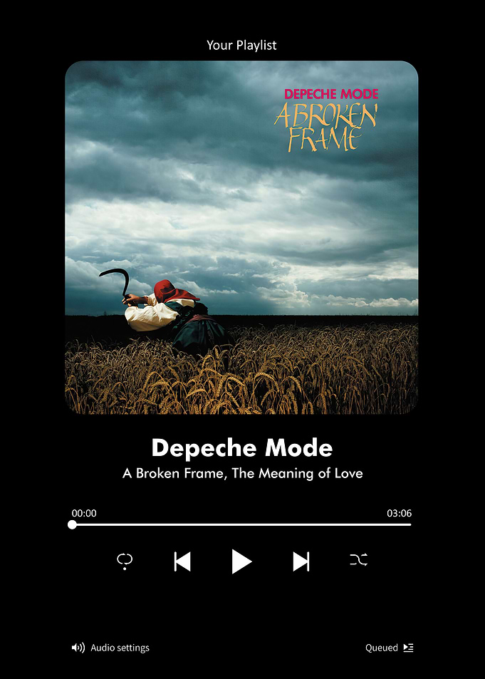 Depeche Mode A Broken Frame Player