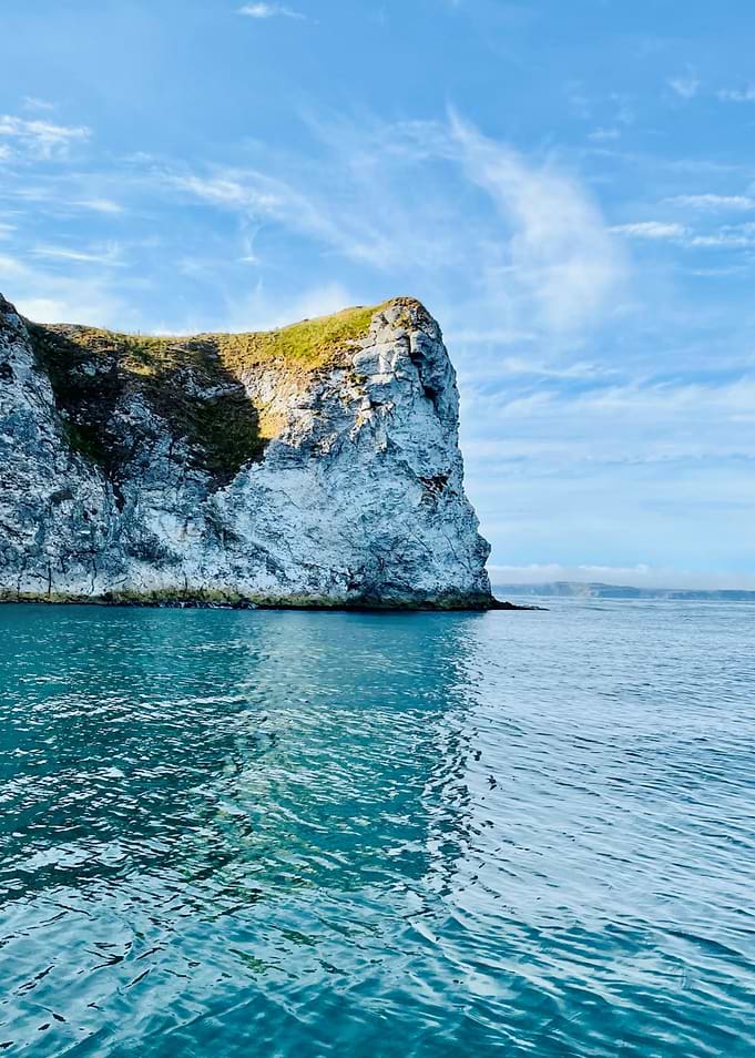 White Chalk Cliff Ballycastle