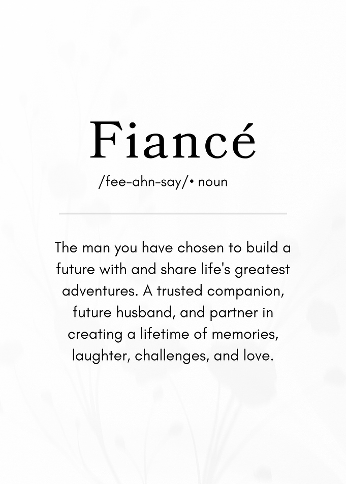 Fiancé Definition