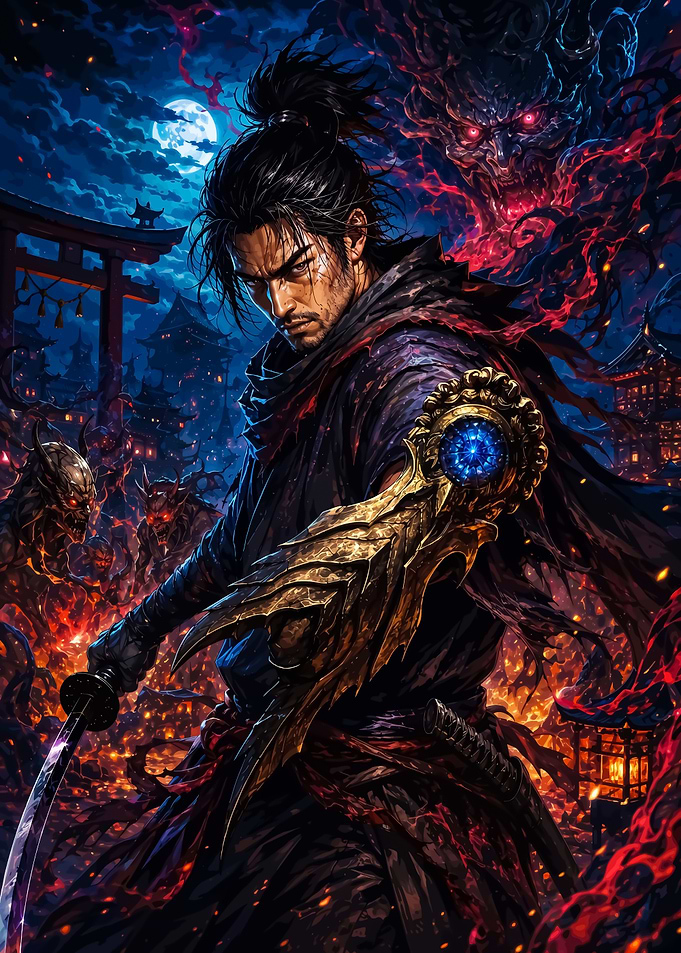 Onimusha Way of the Sword Fan Art Poster