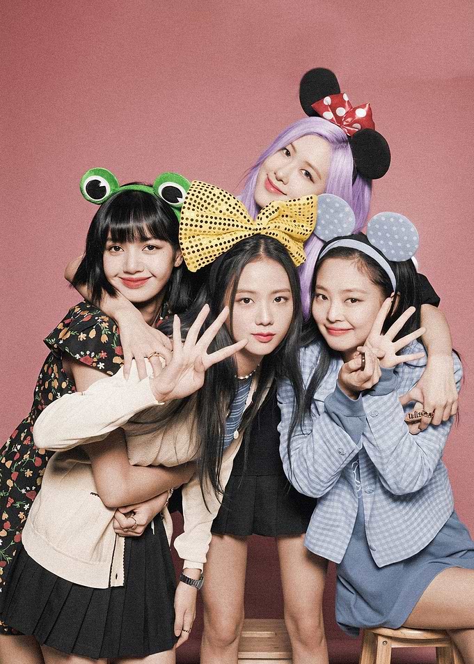 BLACKPINK Kpop Group Portrait Poster