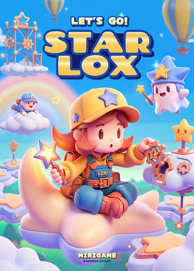 Let's Go! Star Lox Game Poster