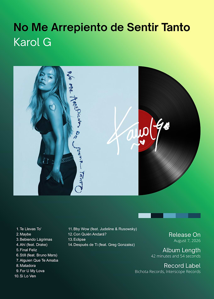Karol G Album Poster Concept