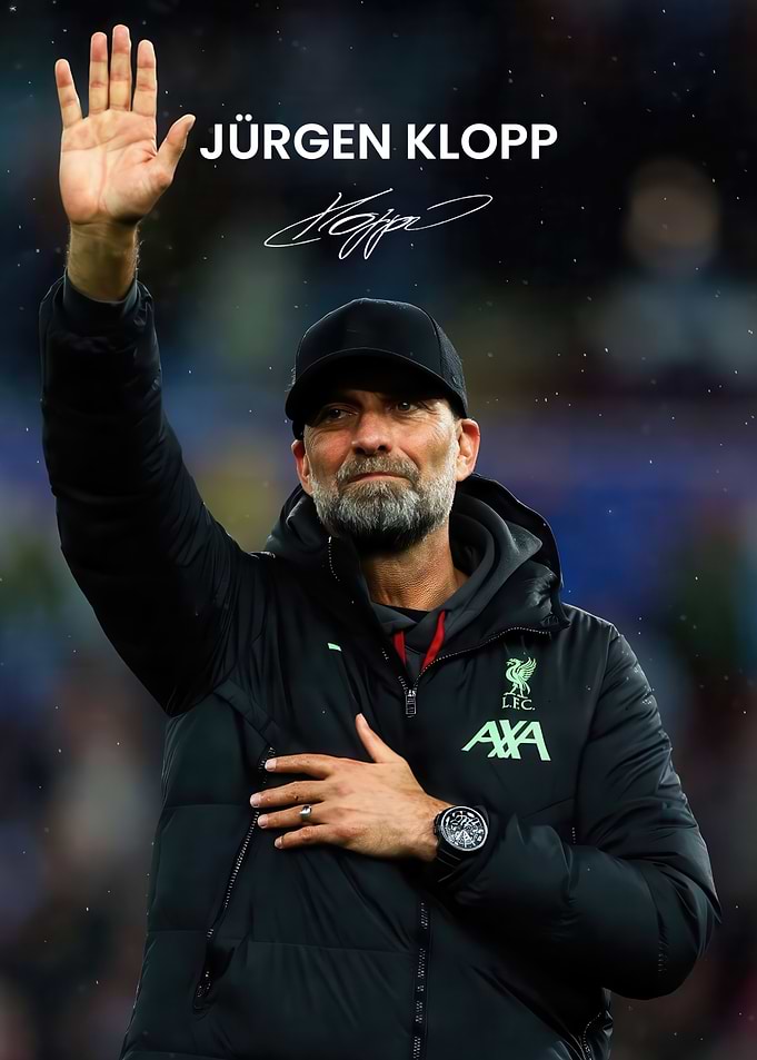Jürgen Klopp Liverpool FC Poster