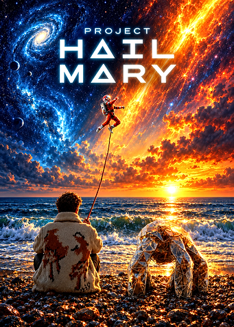 Project Hail Mary Space Fantasy Poster