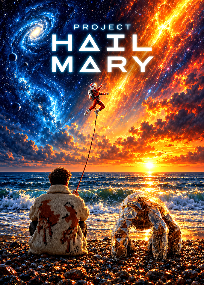 Project Hail Mary Space Fantasy Poster