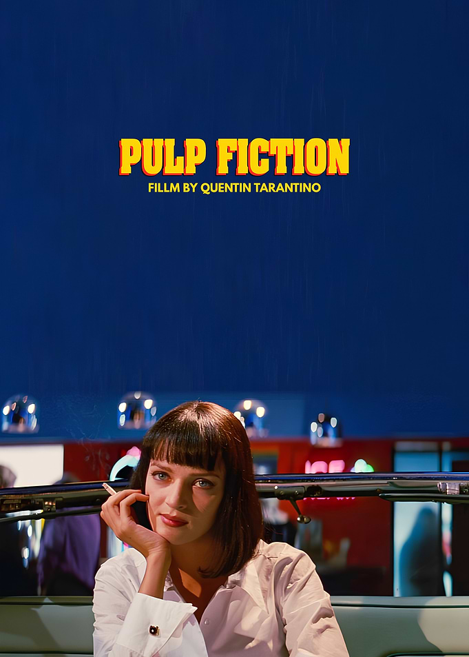 Pulp Fiction Mia Wallace Movie Poster