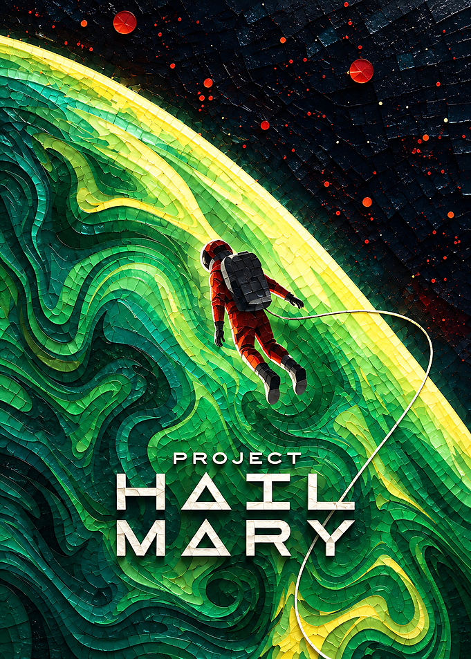 Project Hail Mary Space Poster