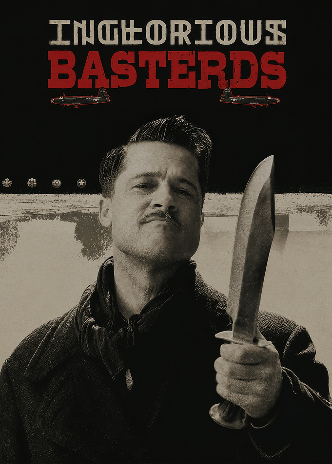 Inglourious Basterds Brad Pitt Poster